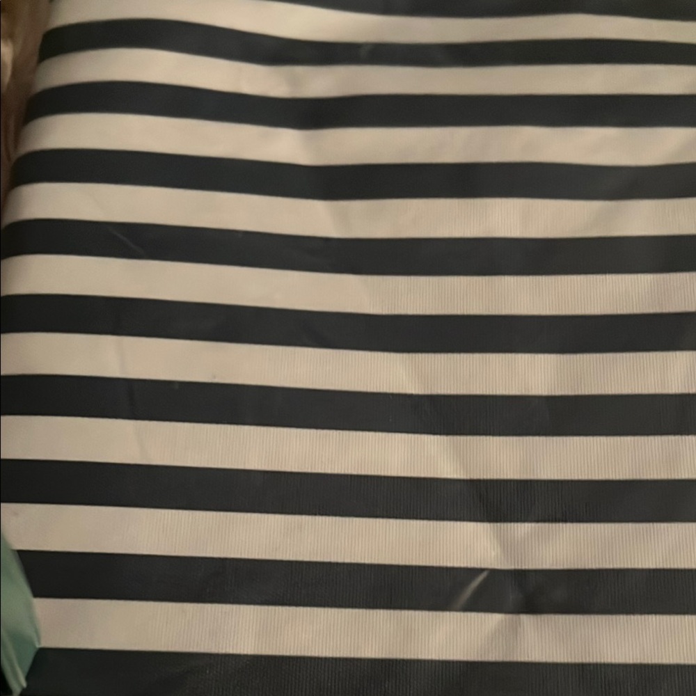 Blue and White Striped Fabric
